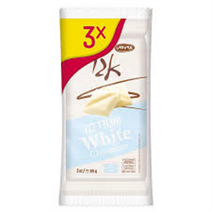 כרמית טבלאות שוקולד לבן שלשיה 85 גרם