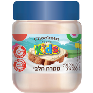 צ'וקטה קידס ממרח בטעם חלב 300 גרם